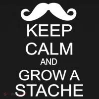 Keep Calm and Grow A Stache Ornament thumb 1