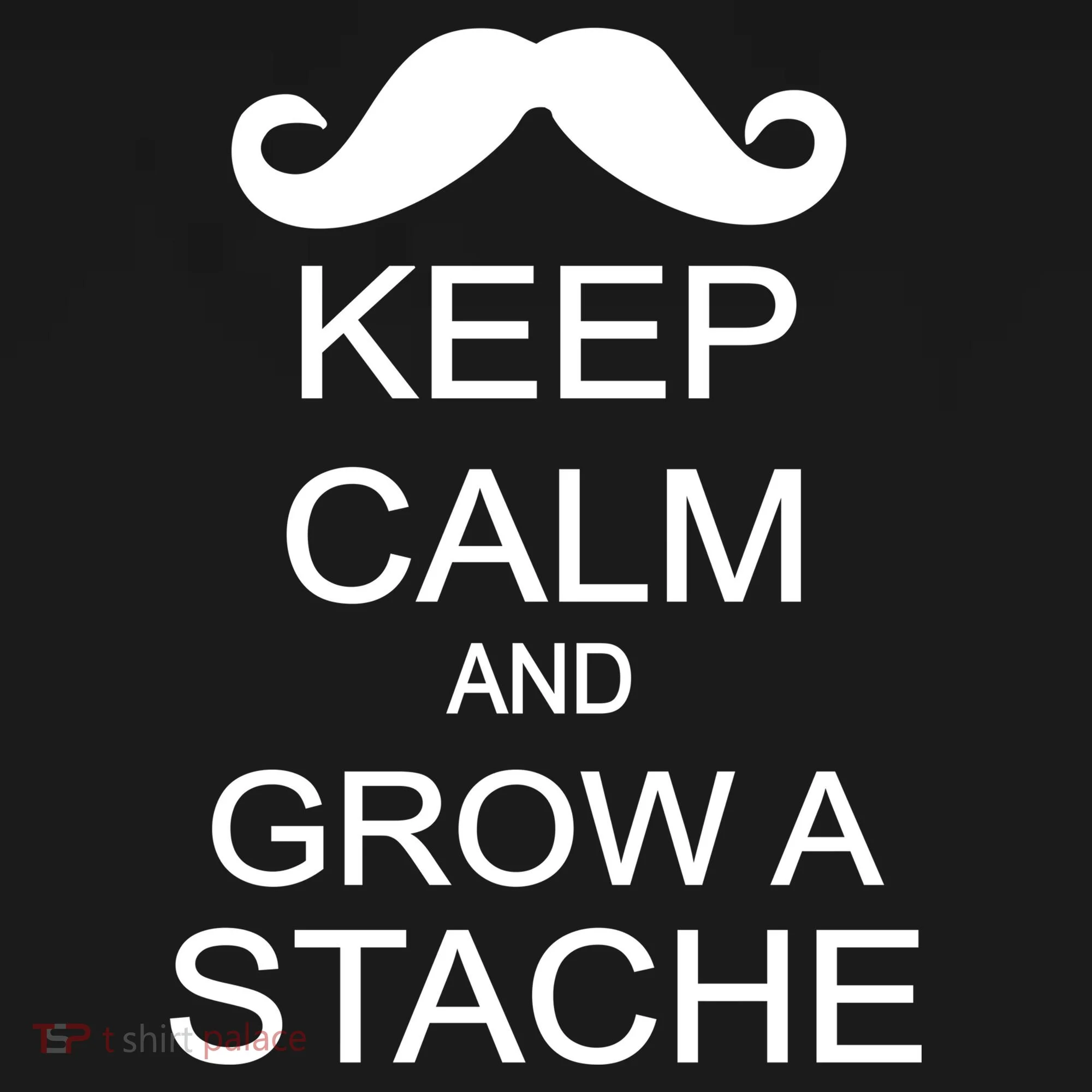 Keep Calm and Grow A Stache Ornament