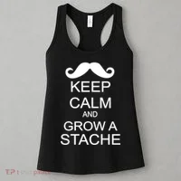 Keep Calm and Grow A Stache Women's Tank Top thumb 3