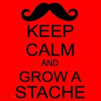 Keep Calm and Grow A Stache Santa Hat thumb 1
