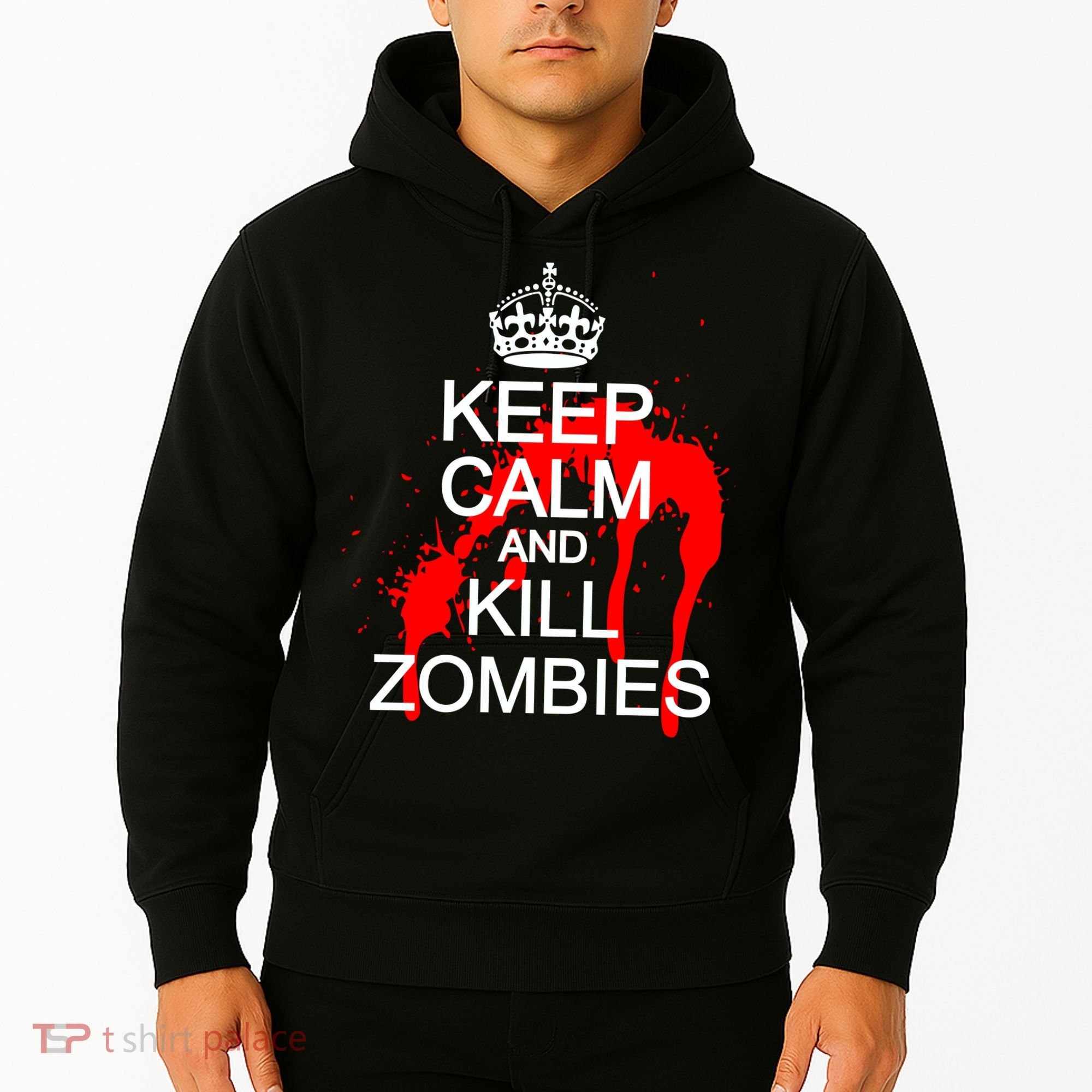 Keep Calm and Kill Zombies Hoodie