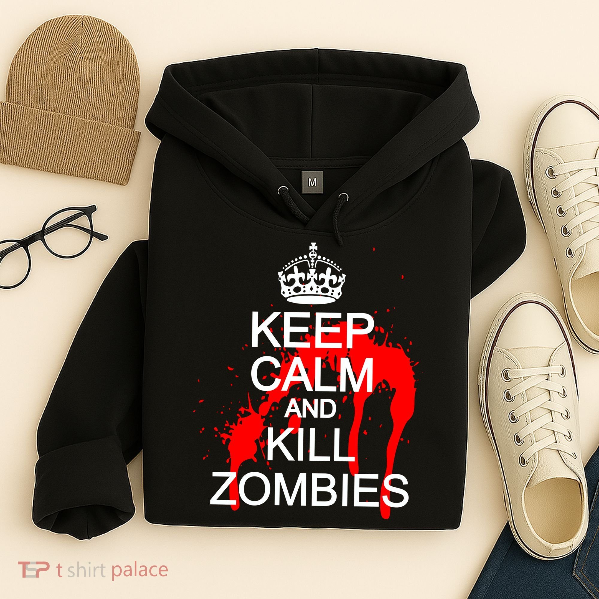 Keep Calm and Kill Zombies Hoodie