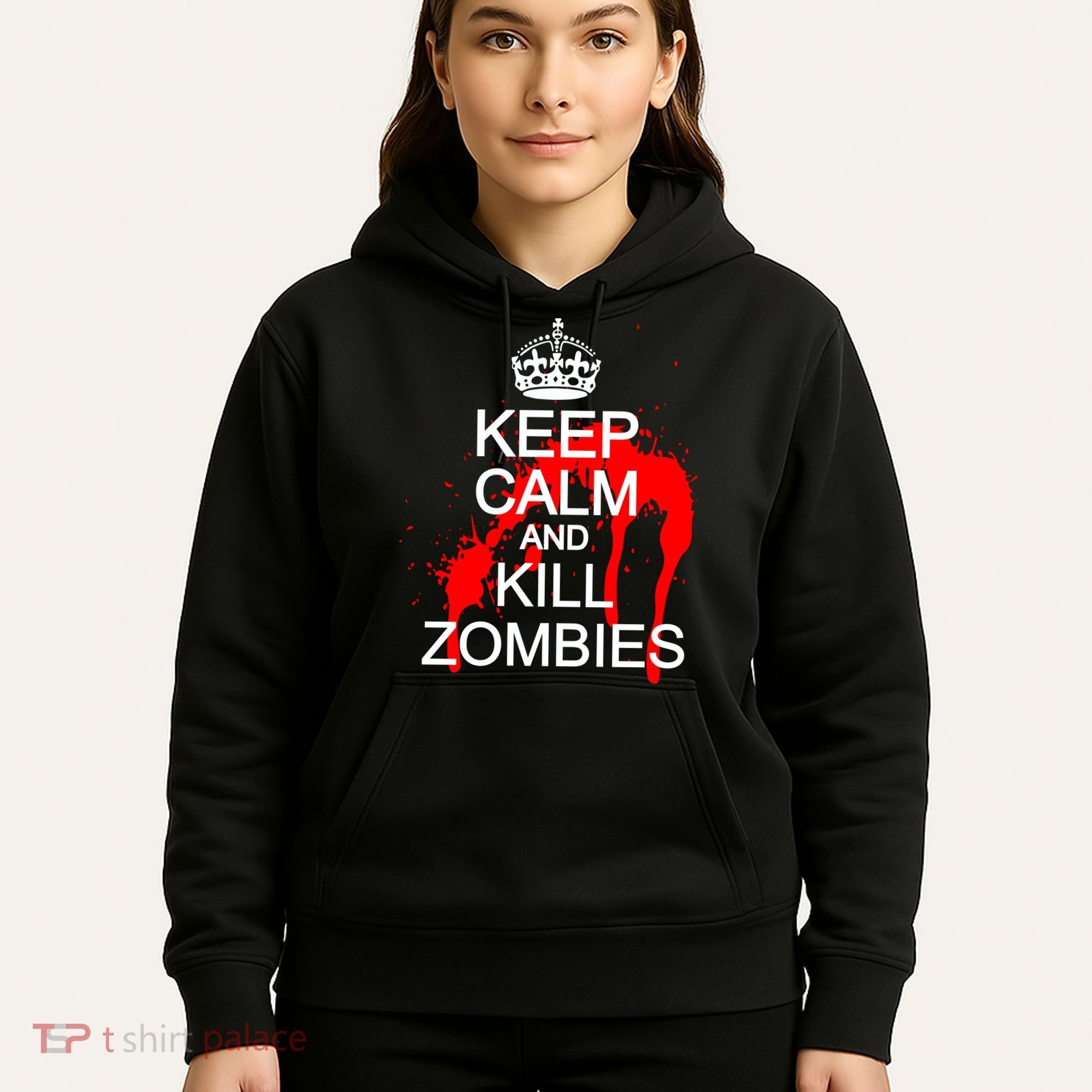 Keep Calm and Kill Zombies Hoodie