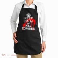 Keep Calm and Kill Zombies Apron thumb 2