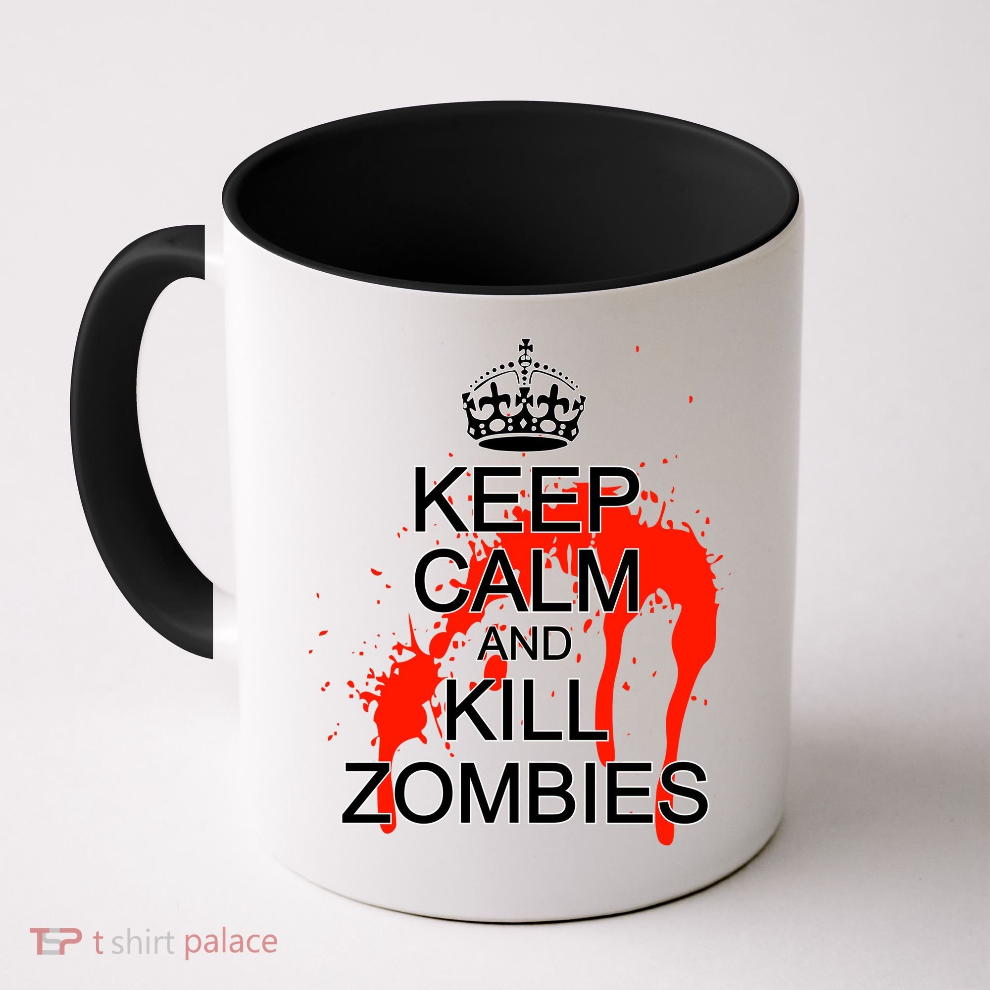 Keep Calm and Kill Zombies Coffee Mug