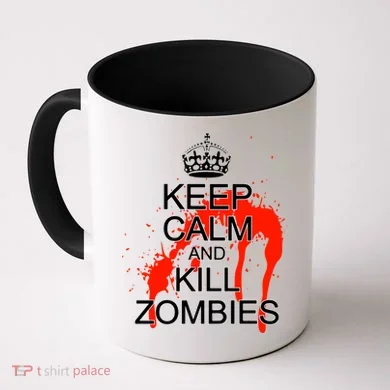 Keep Calm and Kill Zombies Coffee Mug