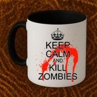 Keep Calm and Kill Zombies Coffee Mug thumb 2