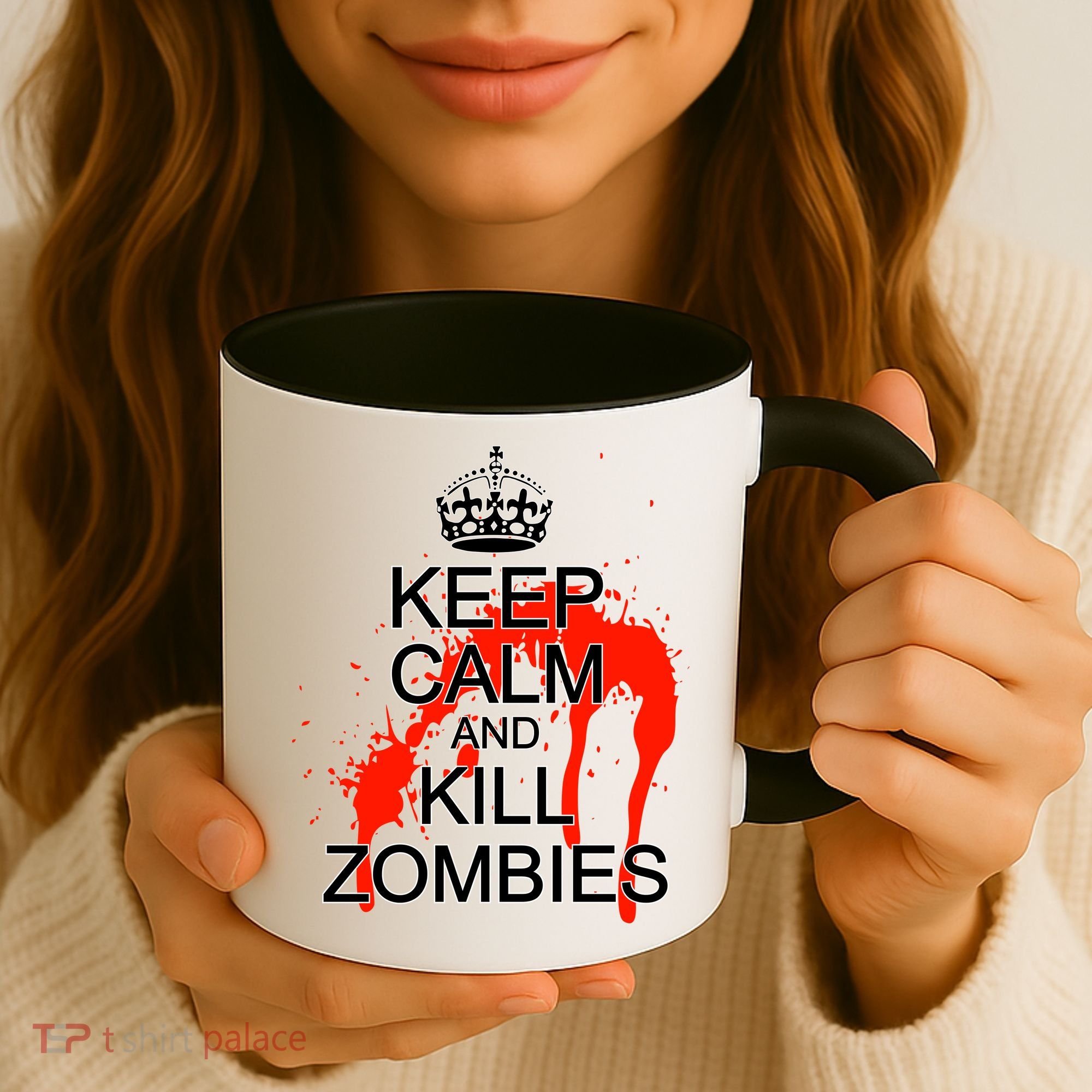 Keep Calm and Kill Zombies Coffee Mug
