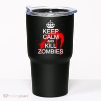 Keep Calm and Kill Zombies Tumbler thumb 0
