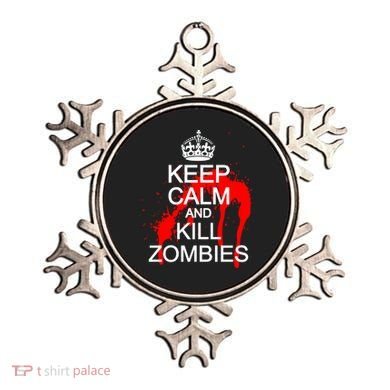 Keep Calm and Kill Zombies Ornament