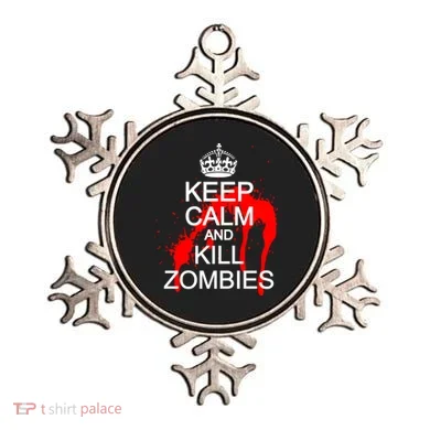 Keep Calm and Kill Zombies Ornament