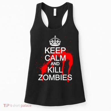 Keep Calm and Kill Zombies Women's Tank Top