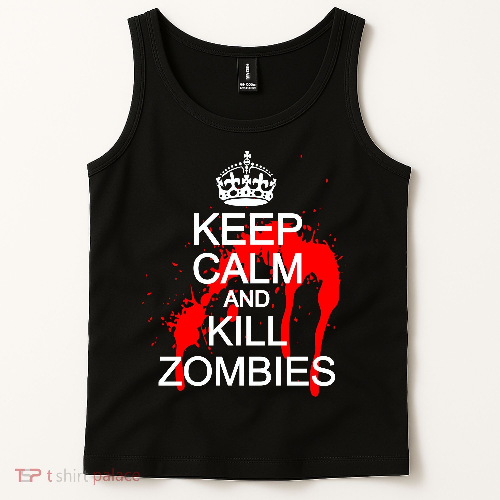 Keep Calm and Kill Zombies Tank Top