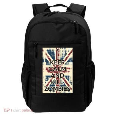 Keep Calm and Kill Zombies Vintage Backpack