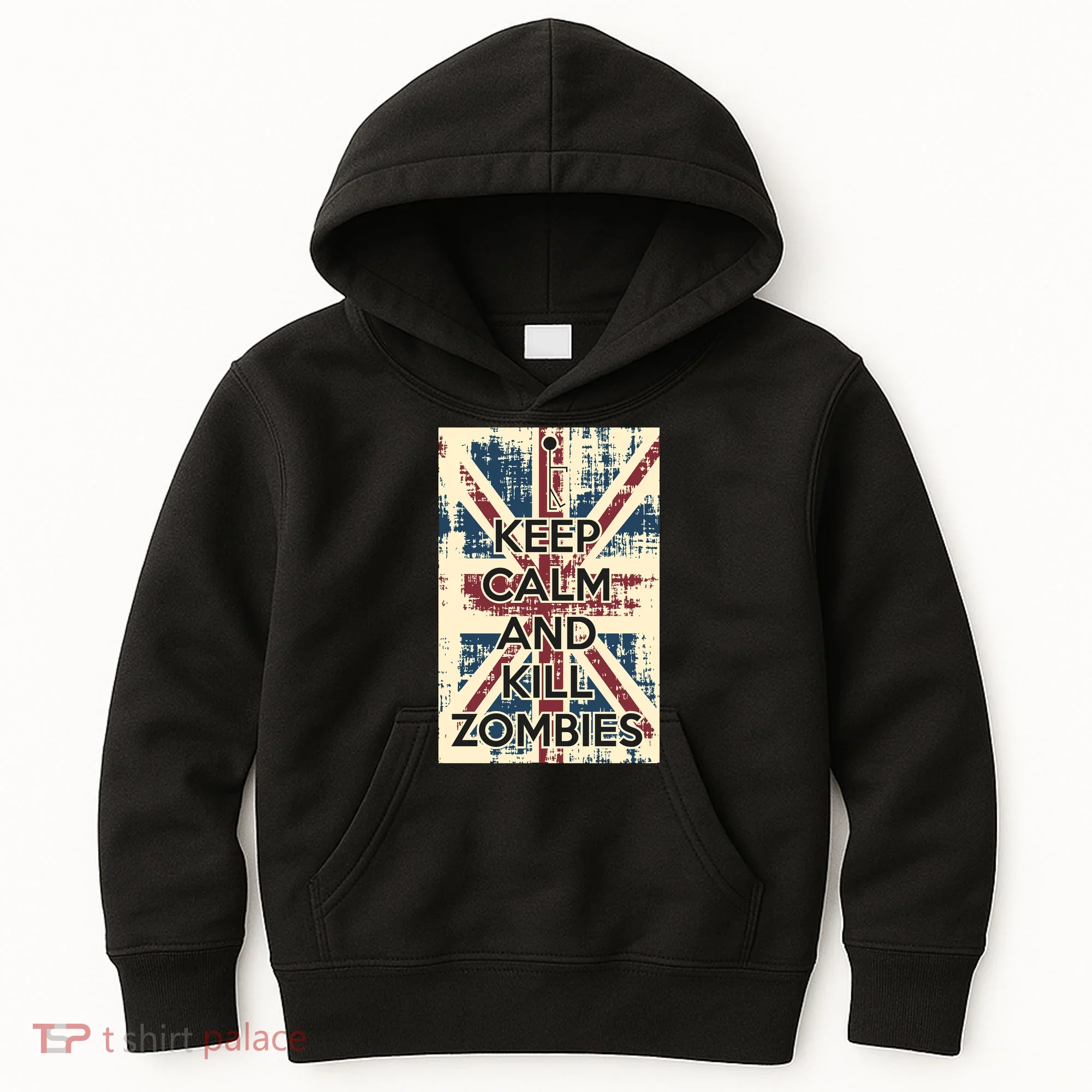 Keep Calm and Kill Zombies Vintage Kids Hoodie