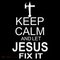 Keep Calm And Let Jesus Fix It Backpack thumb 2