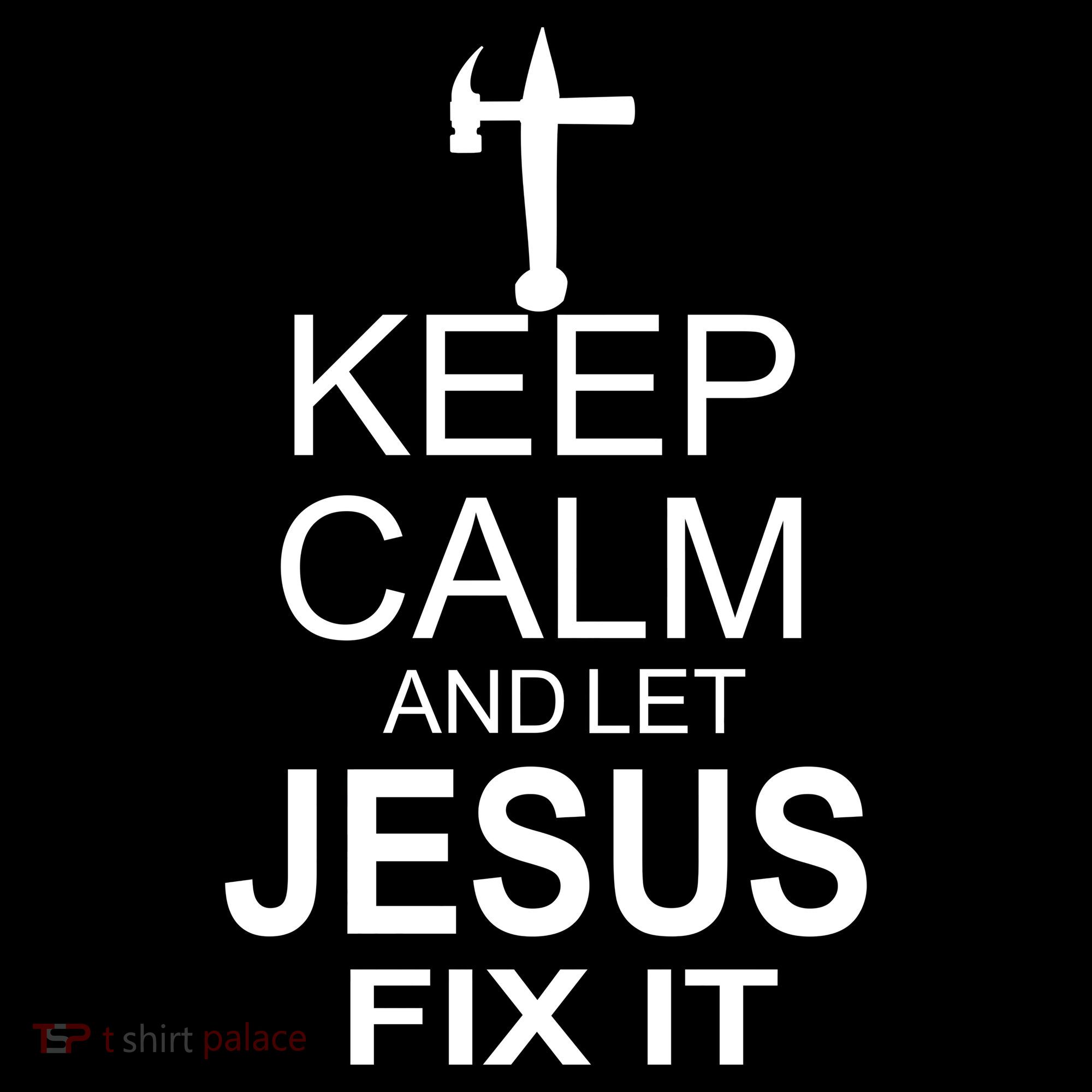Keep Calm And Let Jesus Fix It Backpack