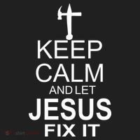 Keep Calm And Let Jesus Fix It Tumbler thumb 3