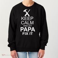 Keep Calm And Let Papa Fix It Women's Sweatshirt thumb 0