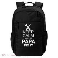 Keep Calm And Let Papa Fix It Backpack thumb 0
