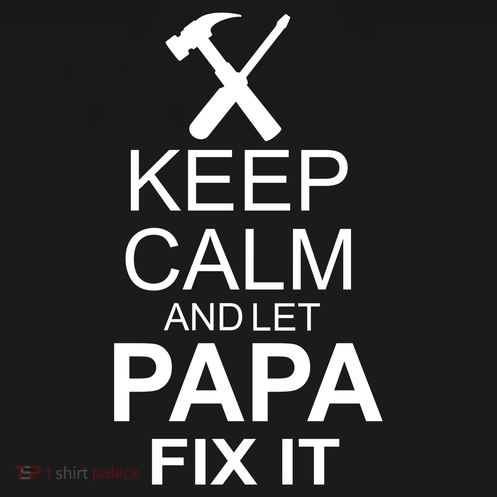 Keep Calm And Let Papa Fix It Bucket Hat