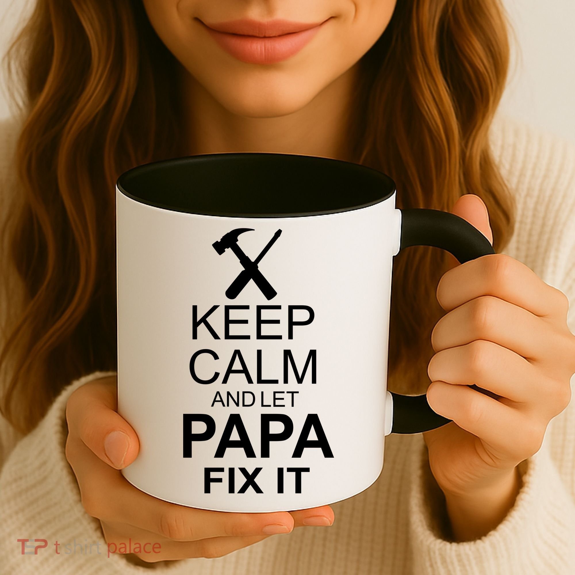Keep Calm And Let Papa Fix It Coffee Mug