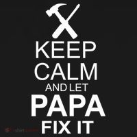 Keep Calm And Let Papa Fix It Pajama Set thumb 2