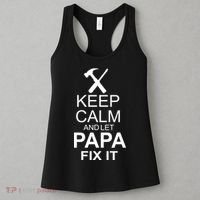 Keep Calm And Let Papa Fix It Women's Tank Top thumb 3