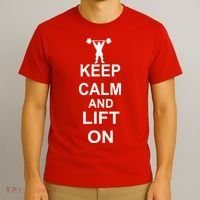 Keep Calm And Lift On T-Shirt thumb 3