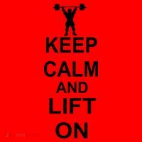 Keep Calm And Lift On Santa Hat thumb 1