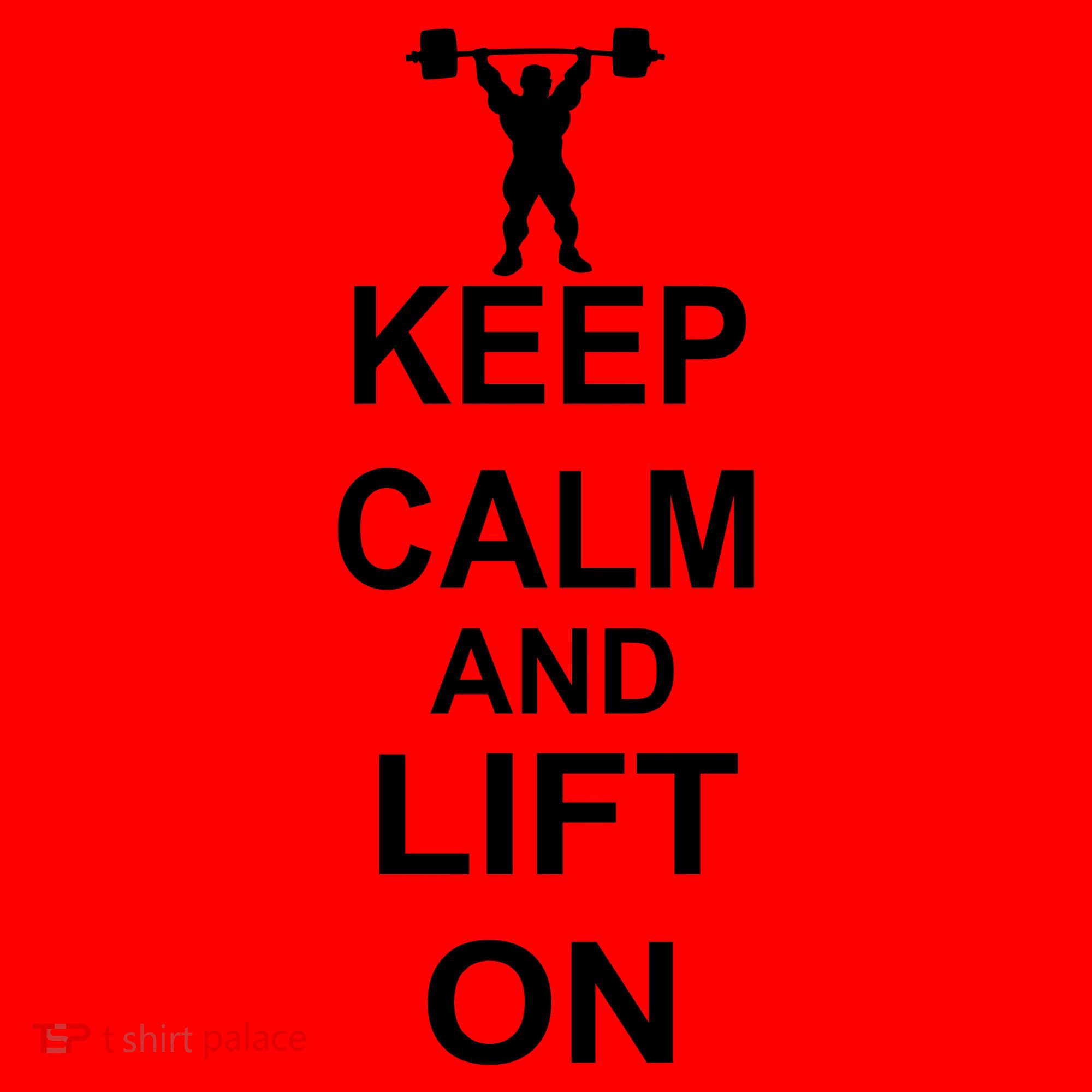 Keep Calm And Lift On Santa Hat