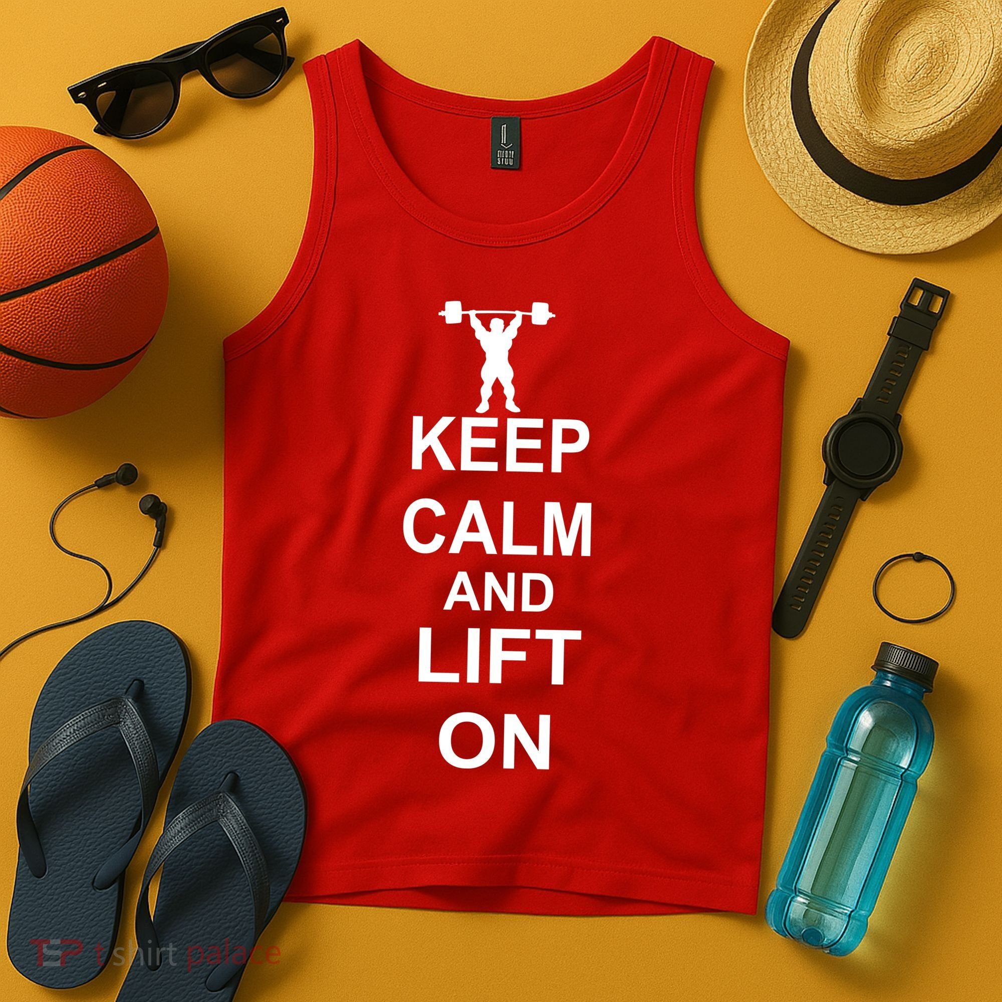 Keep Calm And Lift On Tank Top
