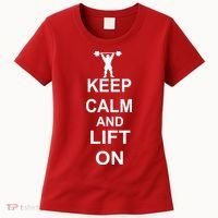 Keep Calm And Lift On Women's T-Shirt thumb 0