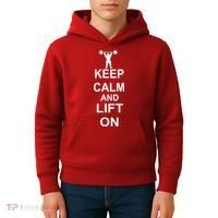 Keep Calm And Lift On Kids Hoodie thumb 4