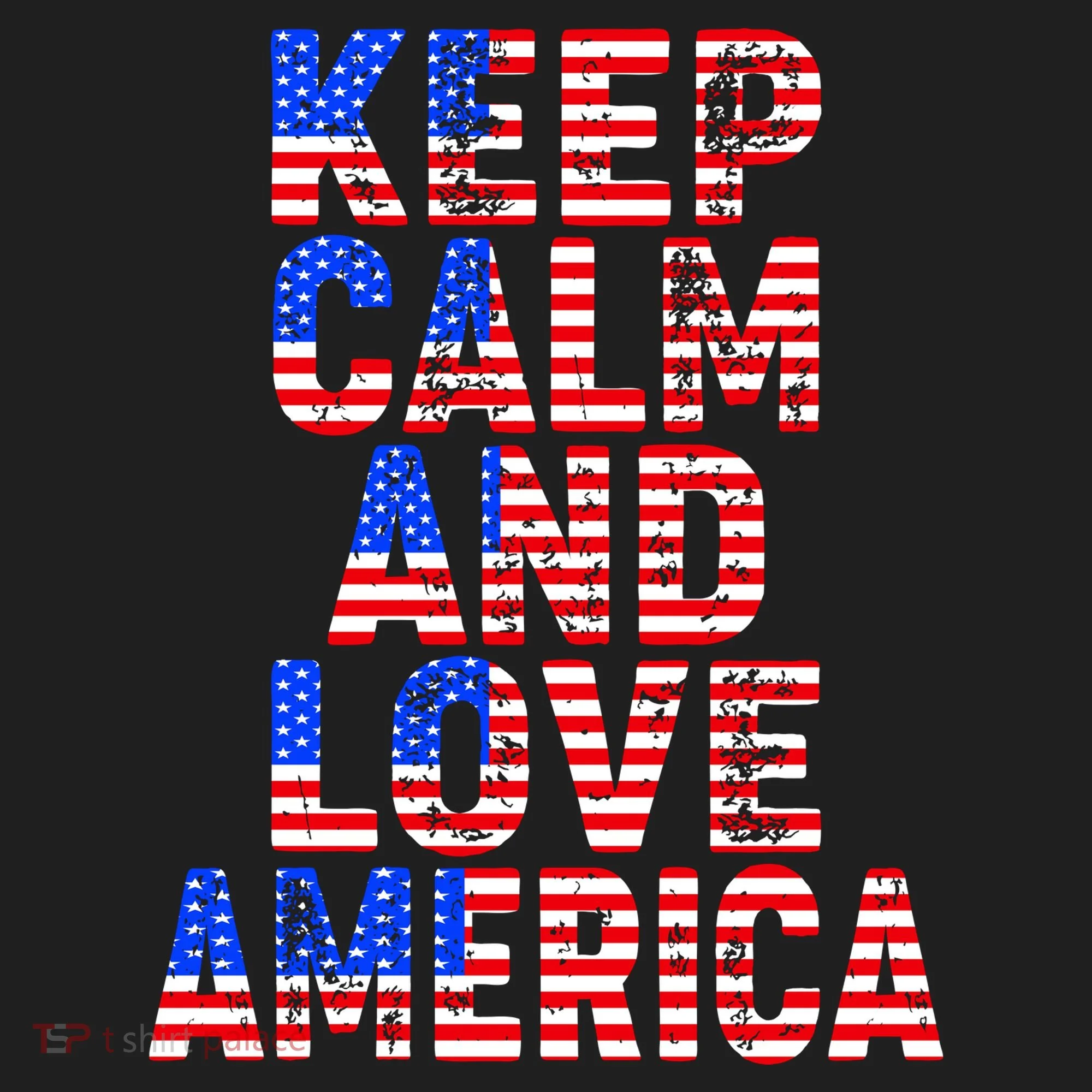 Keep Calm and Love America Women's Sweatshirt