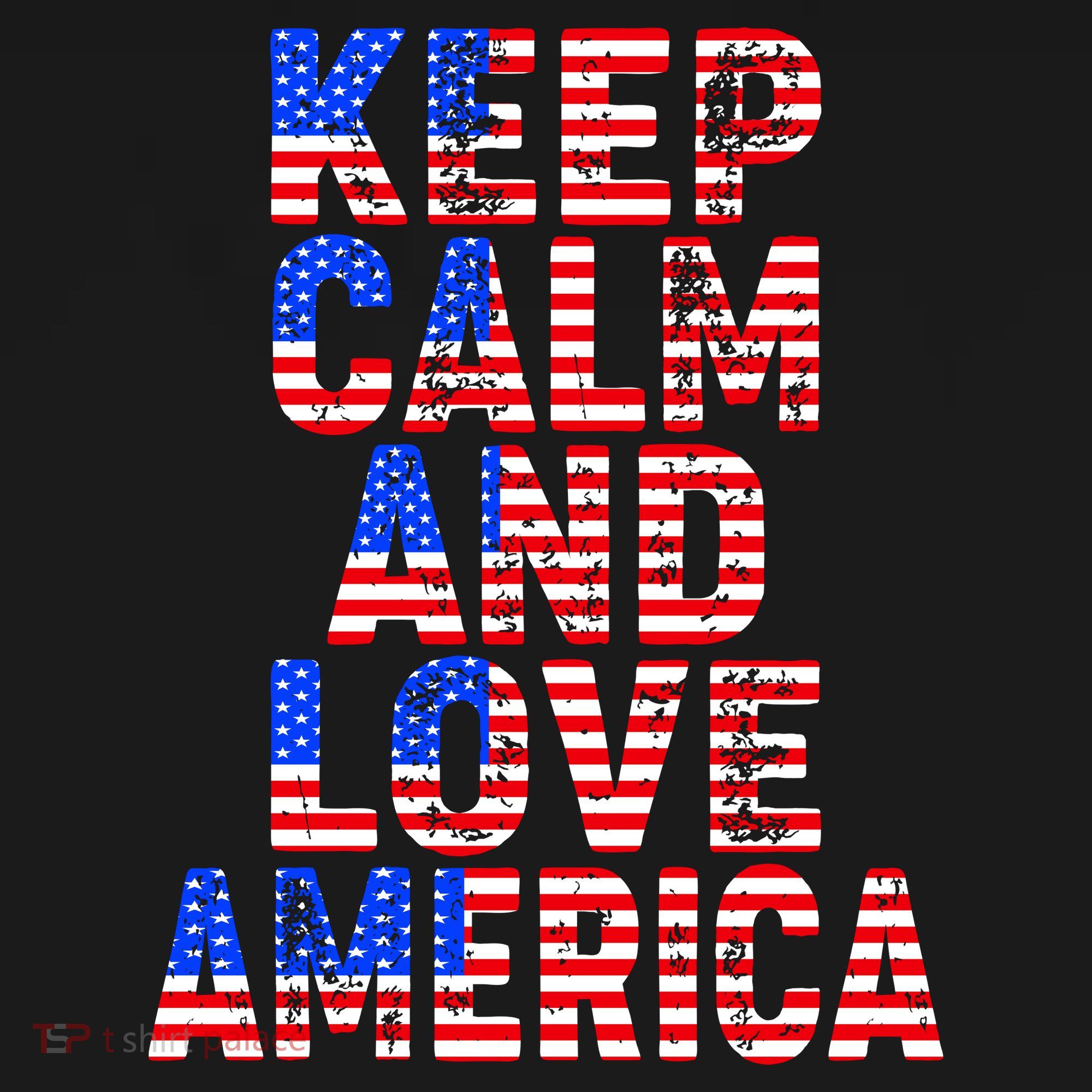 Keep Calm and Love America Apron