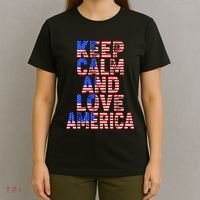 Keep Calm and Love America T-Shirt thumb 4