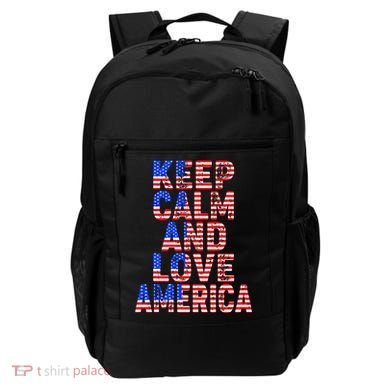 Keep Calm and Love America Backpack