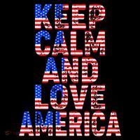 Keep Calm and Love America Coaster thumb 2