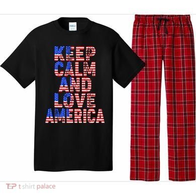 Keep Calm and Love America Pajama Set
