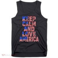 Keep Calm and Love America Tank Top thumb 0