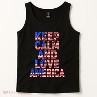 Keep Calm and Love America Tank Top thumb 2