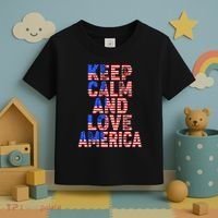 Keep Calm and Love America Toddler T-Shirt thumb 3