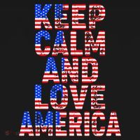 Keep Calm and Love America Kids Sweatshirt thumb 2
