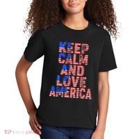 Keep Calm and Love America Kids T-Shirt thumb 2