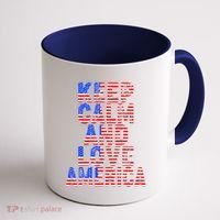 Keep Calm and Love America Coffee Mug thumb 1