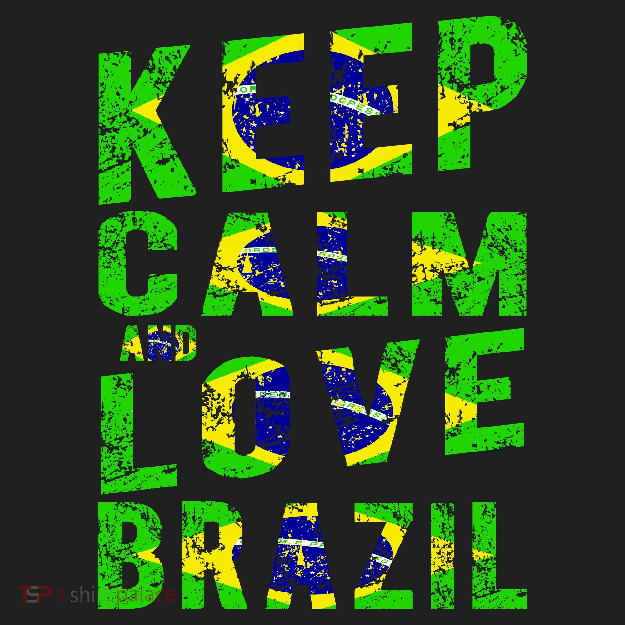Keep Calm and Love Brazil Women's Sweatshirt