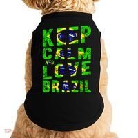Keep Calm and Love Brazil Doggie Tank thumb 0