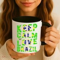 Keep Calm and Love Brazil Coffee Mug thumb 3