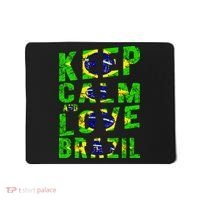 Keep Calm and Love Brazil Mousepad thumb 0